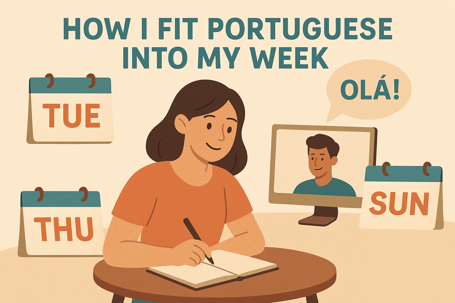 How I Fit Portuguese Into My Week