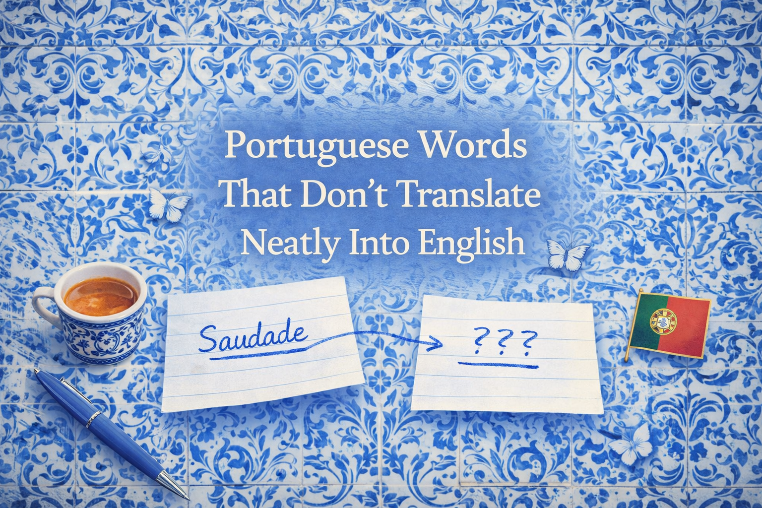 Portuguese Words That Don’t Translate Neatly Into English