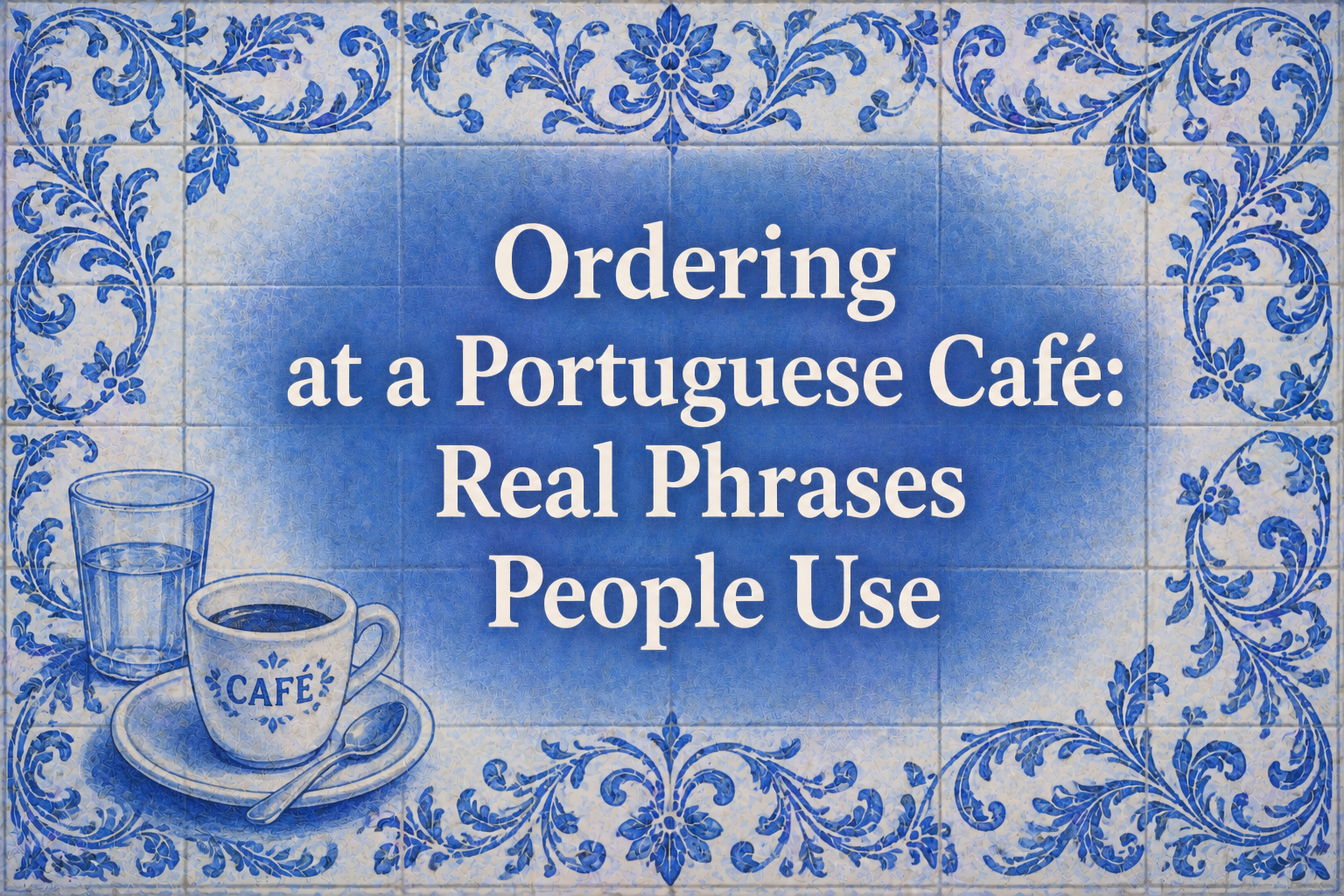 Ordering at a Portuguese Café: Real Phrases People Use